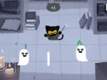 Doodle Cadılar Bayramı Momo Kedi Akademisi